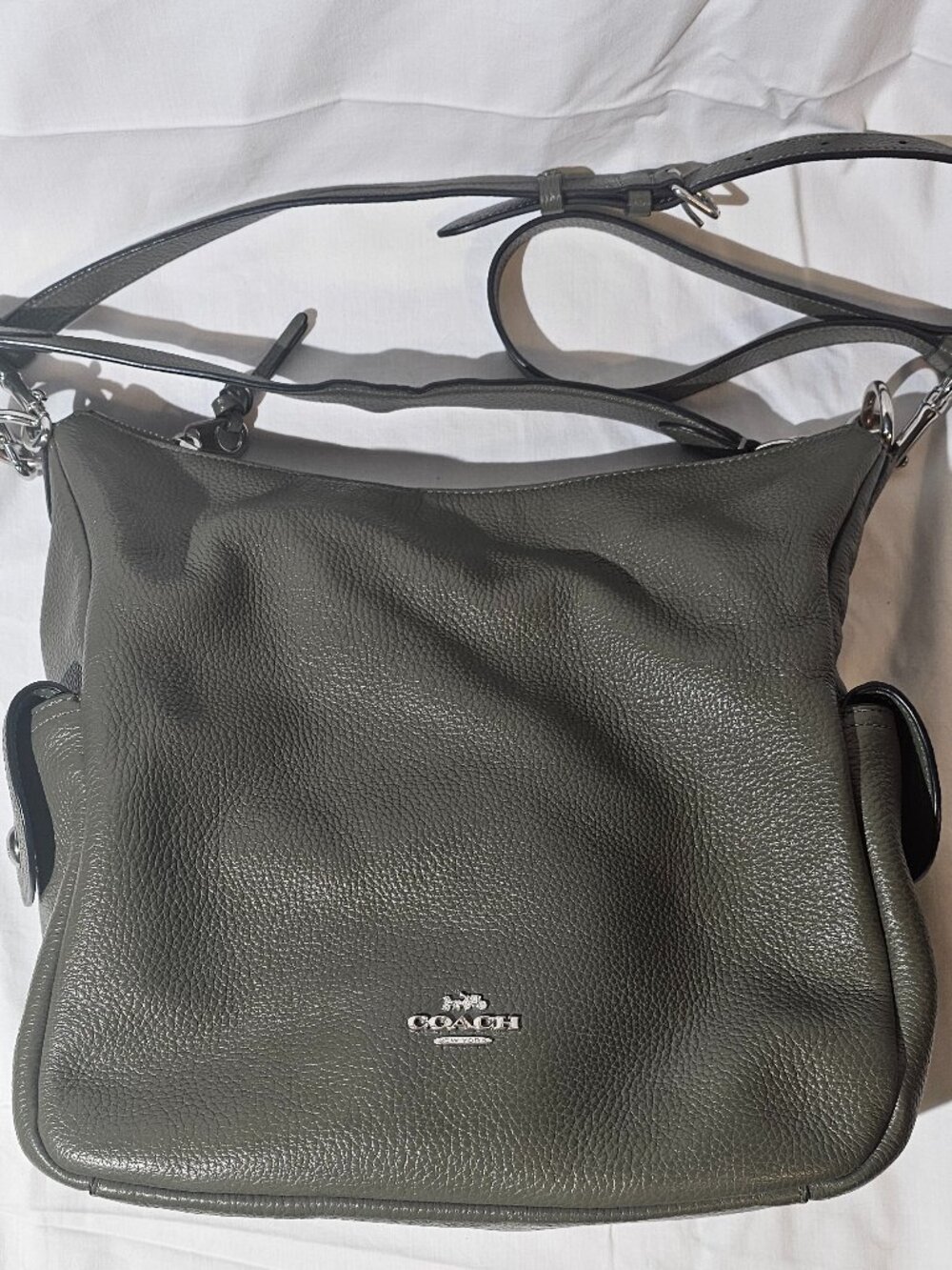 Coach Olive Leather Hobo